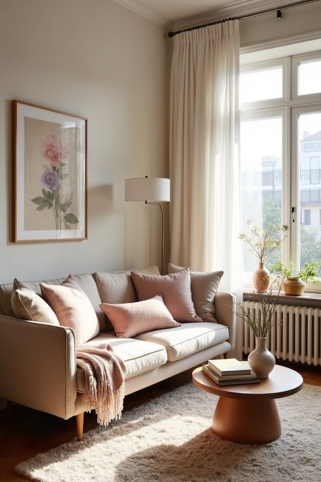 cozy intimate loveseat spaces