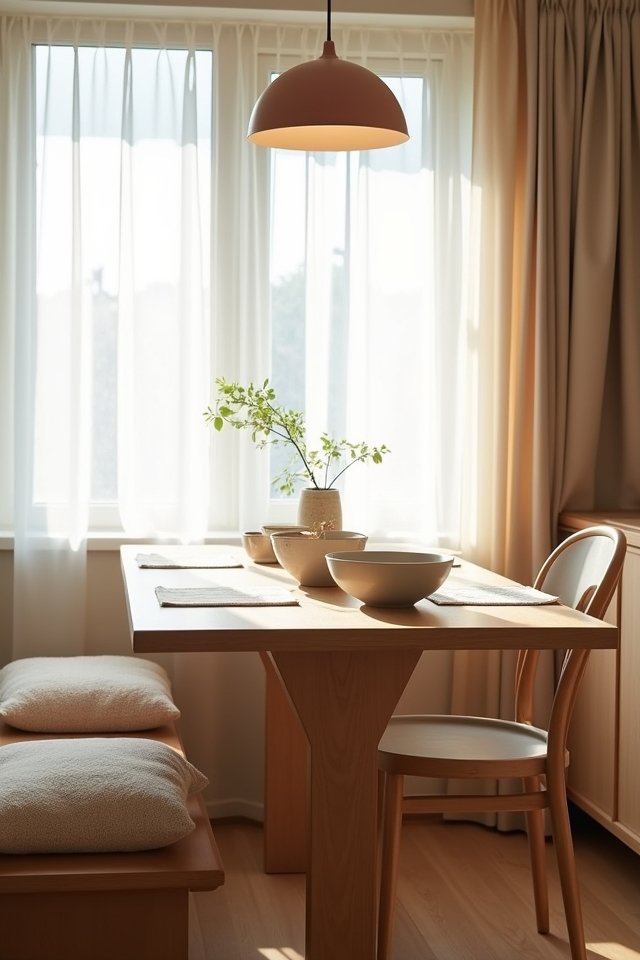 cozy inviting dining space