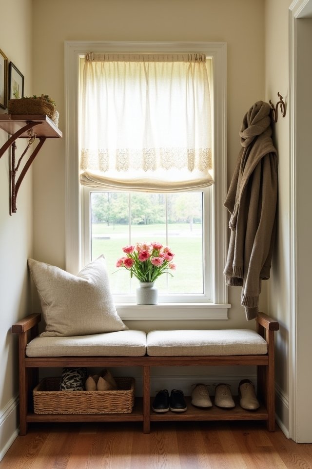 cozy inviting kitchen entryway