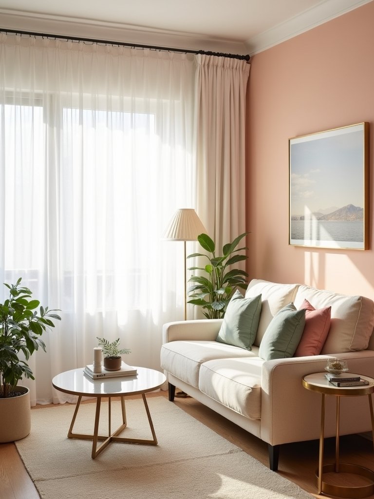 cozy inviting light peach