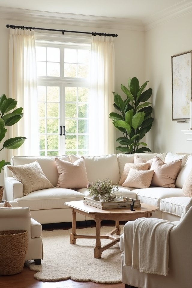 cozy inviting living room