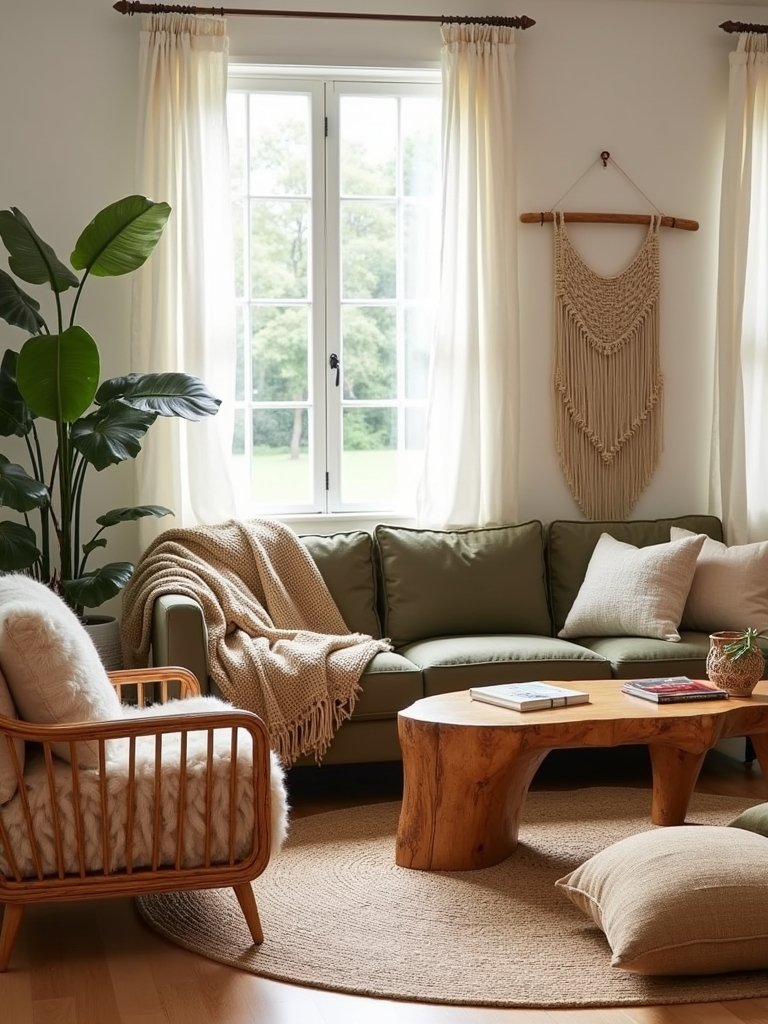 cozy inviting living room