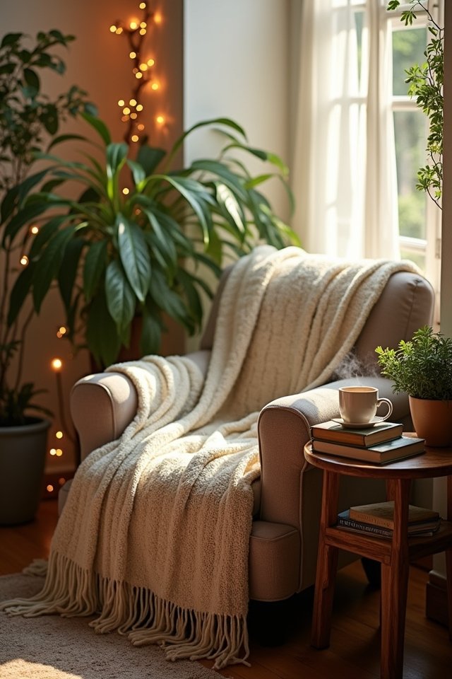 cozy inviting reading retreat