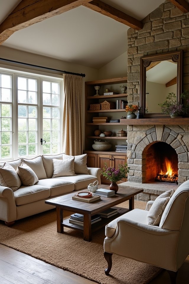 cozy inviting seating area
