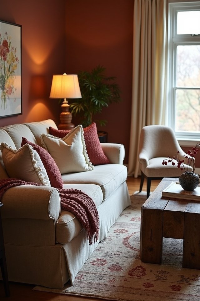 cozy inviting seating arrangement