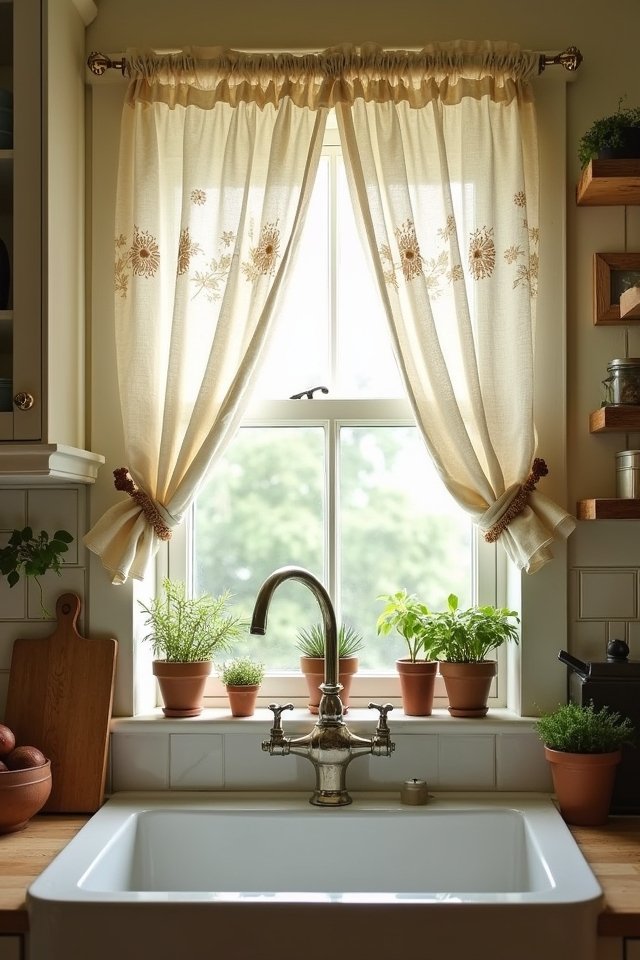 cozy kitchen cafe curtains