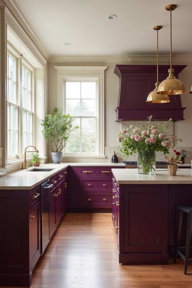 cozy kitchen color combination