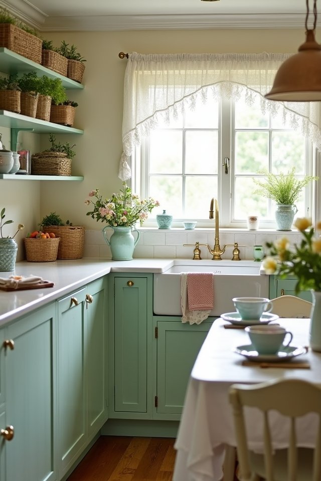 cozy kitchen color scheme