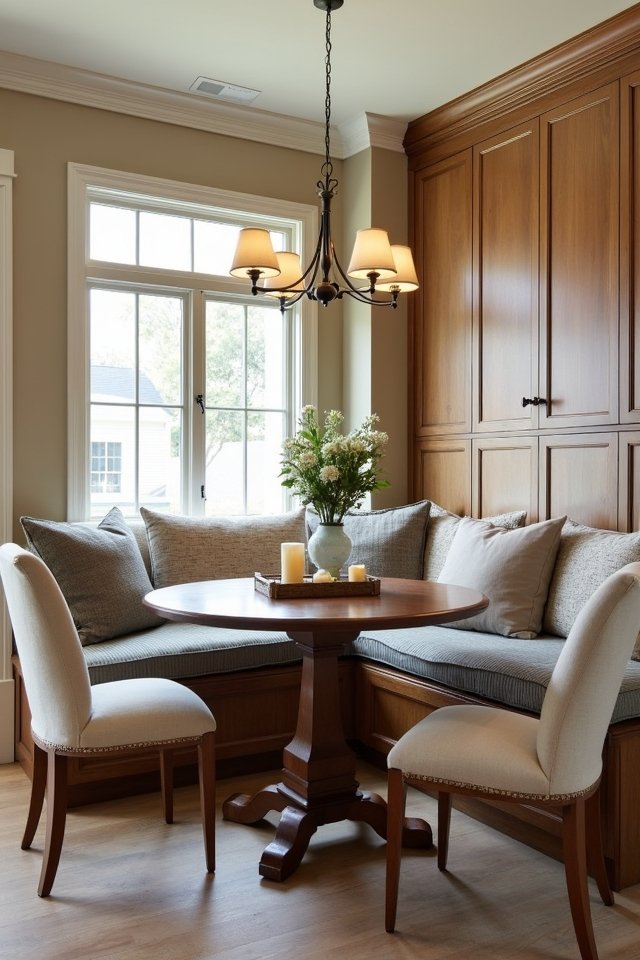 cozy kitchen gathering space