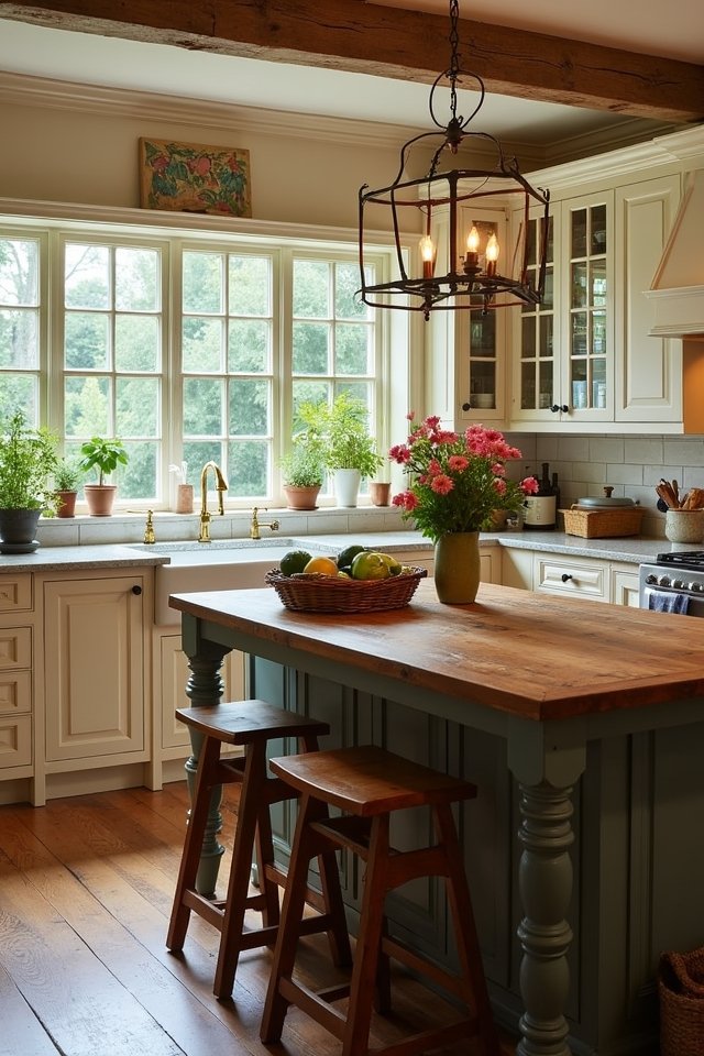 cozy kitchen island gatherings