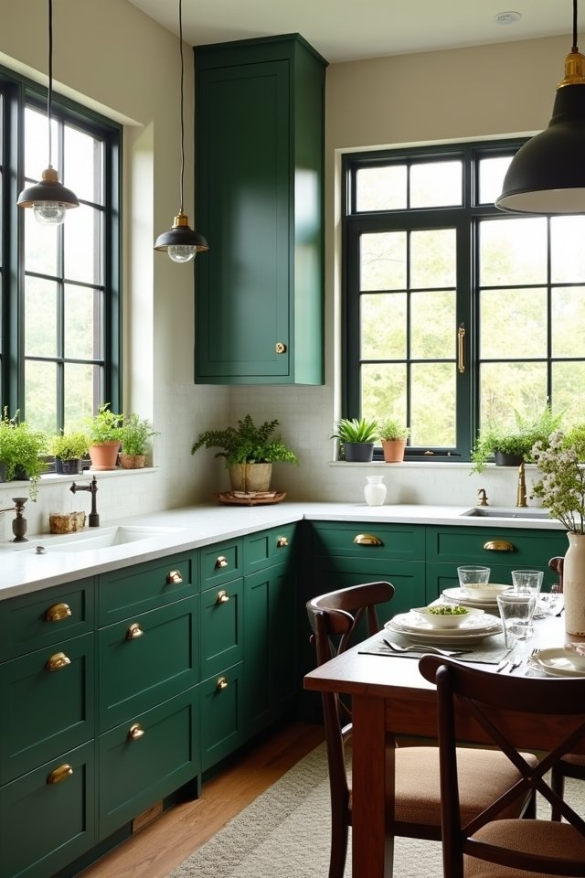 cozy kitchen nature retreat