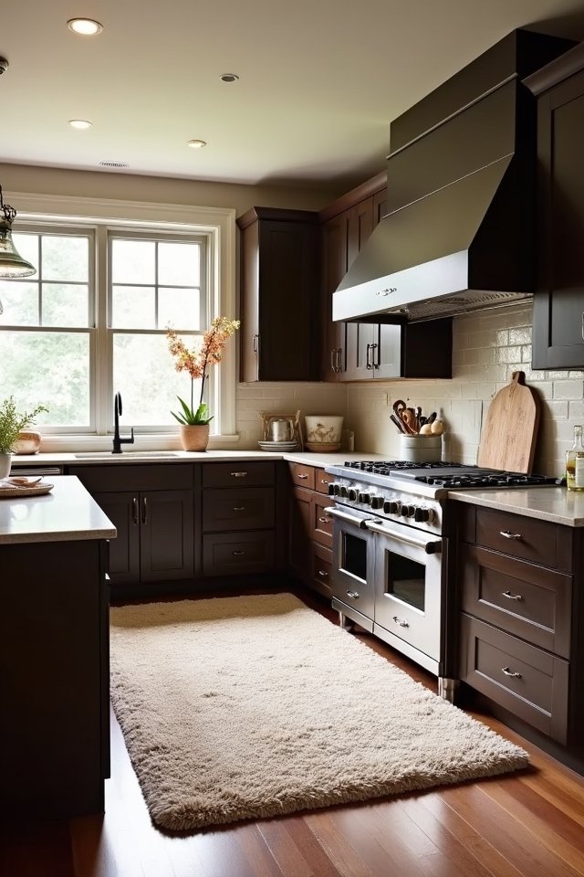 cozy kitchen shag rugs