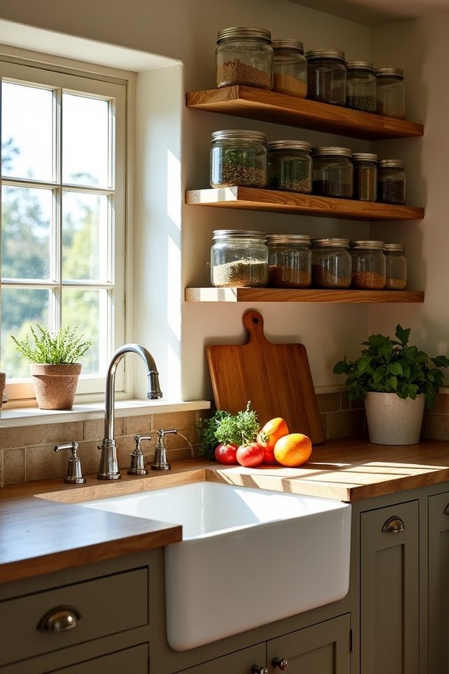 cozy kitchen storage solutions