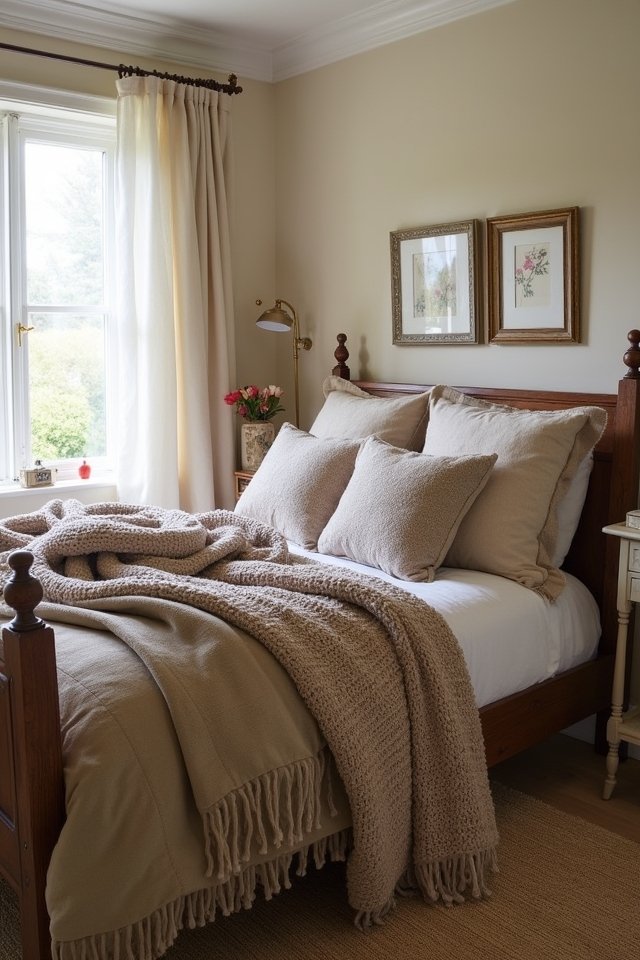 cozy layered bedding bliss