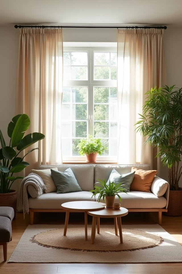 cozy layered curtain designs