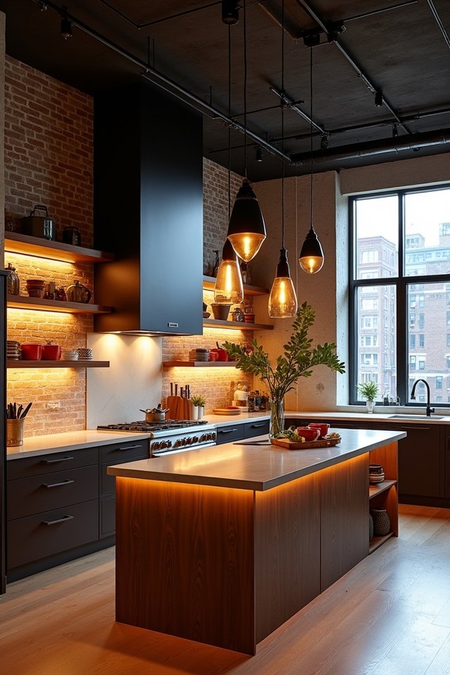 cozy layered inviting lighting
