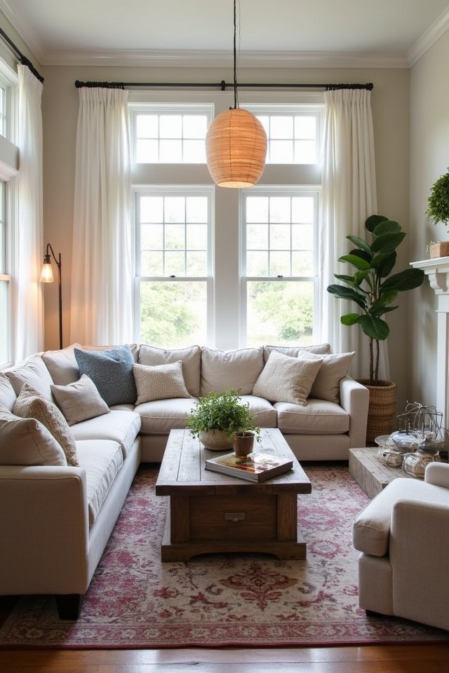 cozy layered lighting ambiance