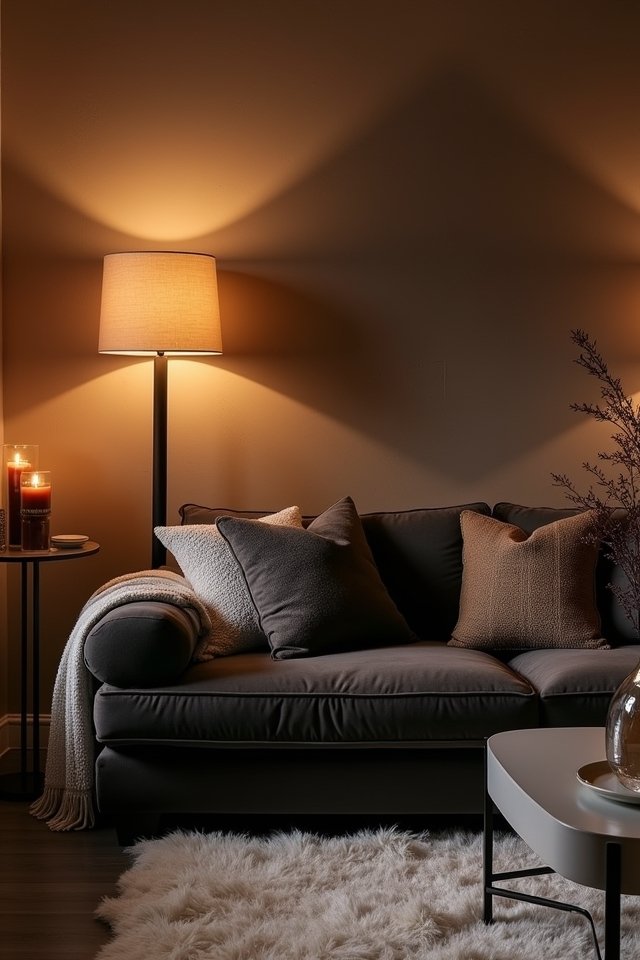 cozy layered lighting ambiance