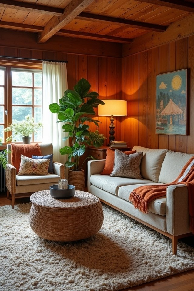 cozy layered natural textures