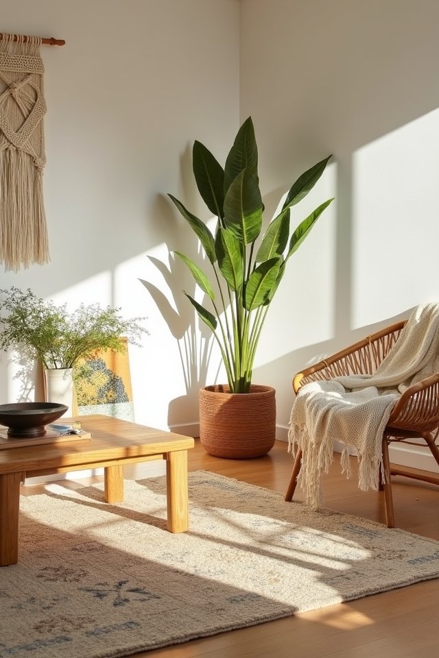 cozy layered rug styling