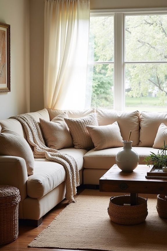 cozy layered textile comfort