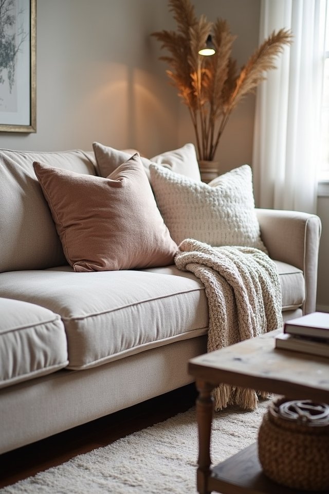 cozy layered textile comfort