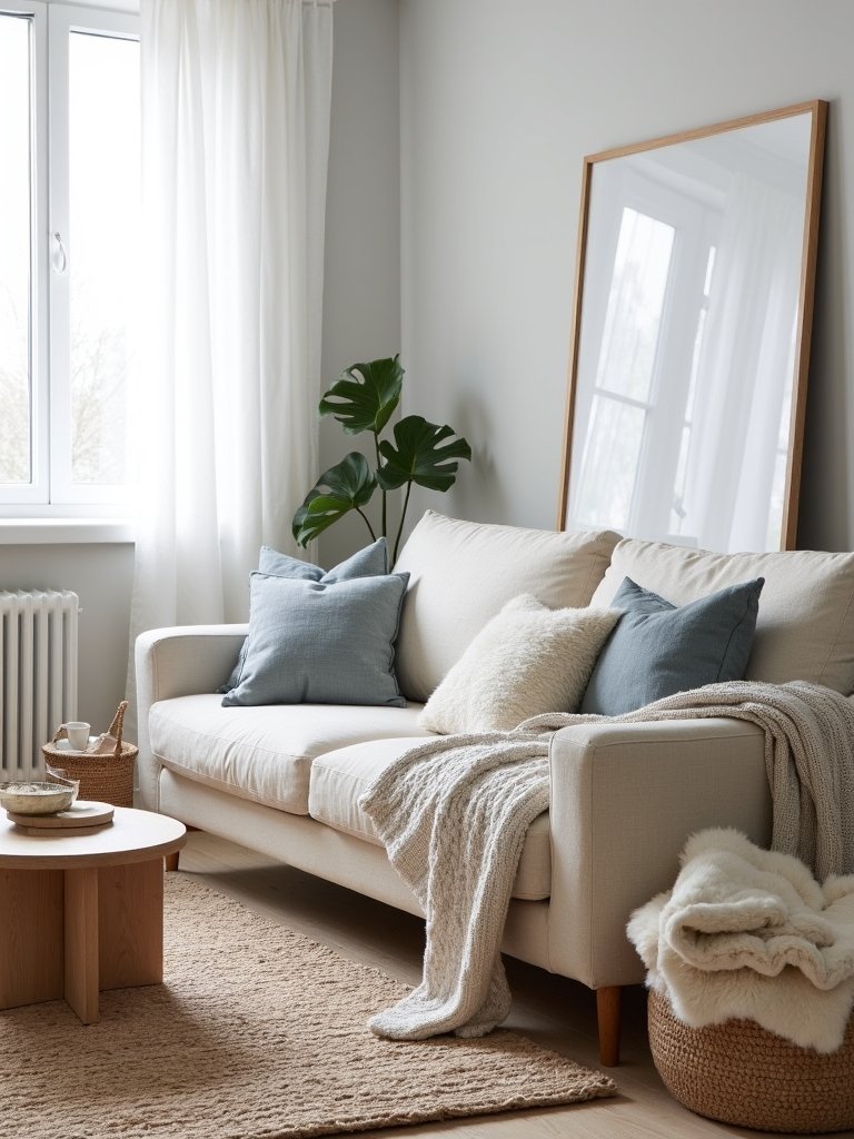 cozy layered textile retreat