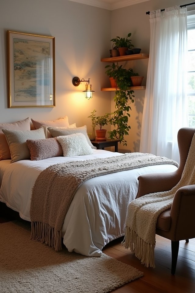 cozy layered textile warmth
