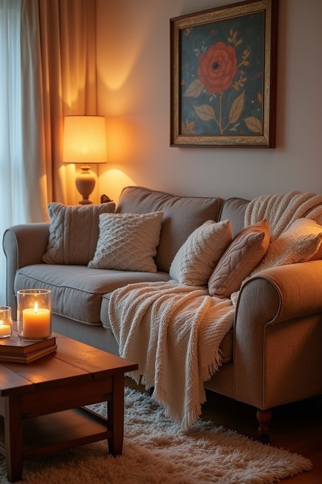 cozy layered texture decor