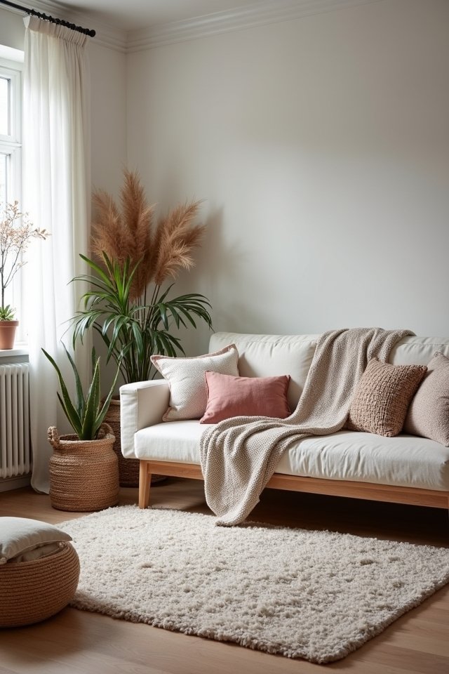 cozy layered texture elements