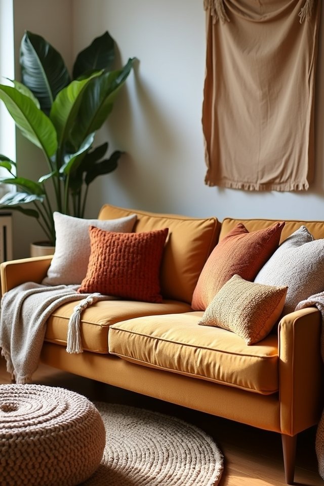 cozy layered texture elements