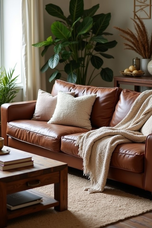 cozy layered textures decor