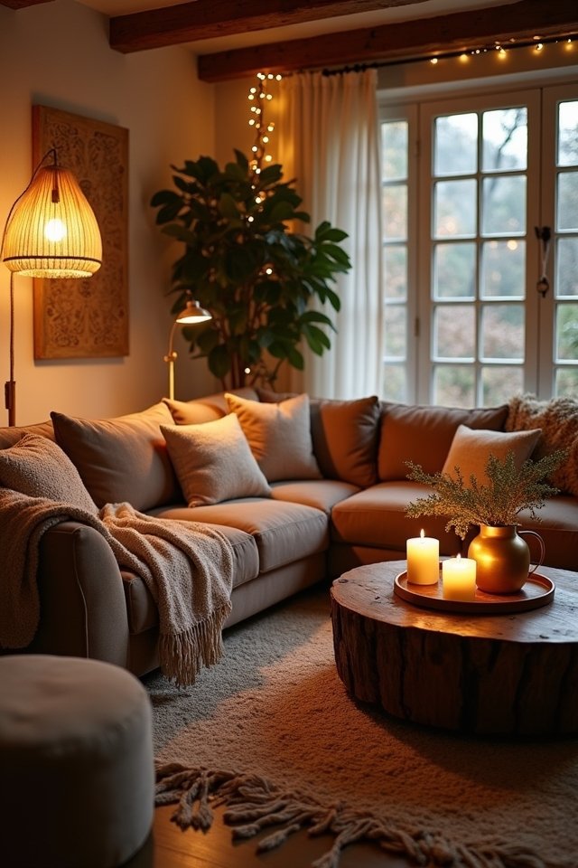cozy lighting for ambiance