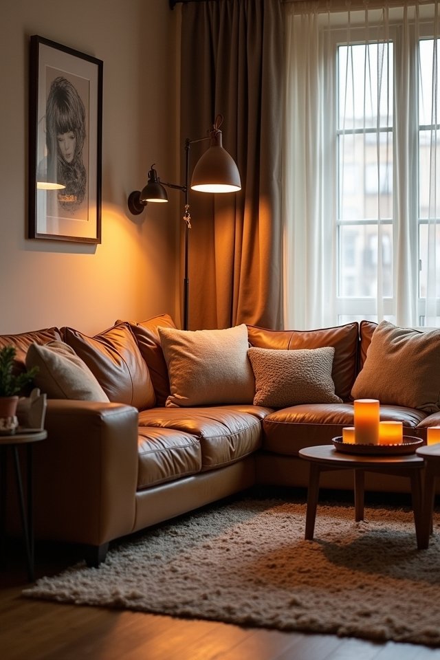 cozy lighting for living rooms