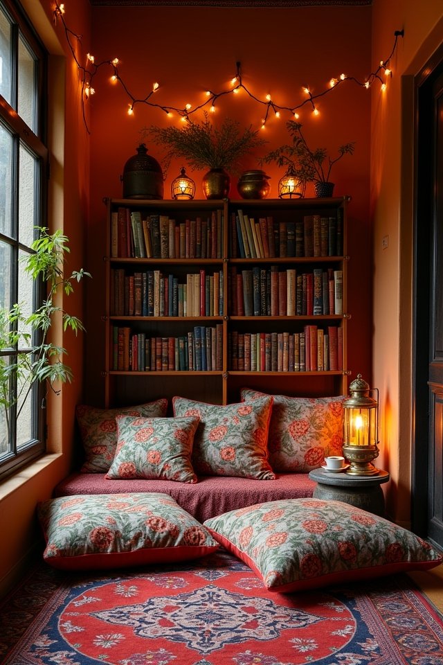 cozy lighting transforms reading
