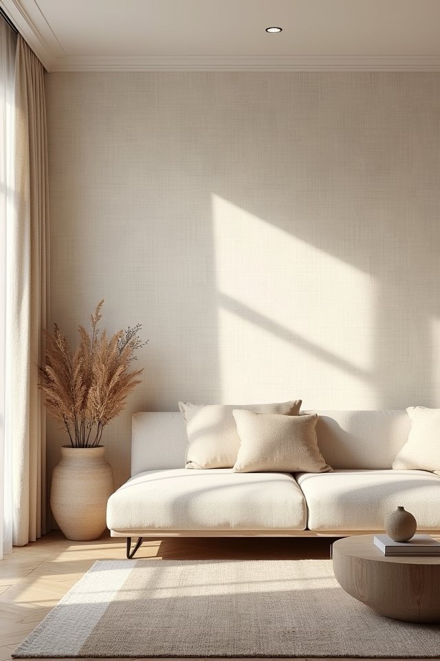 cozy linen texture elegance