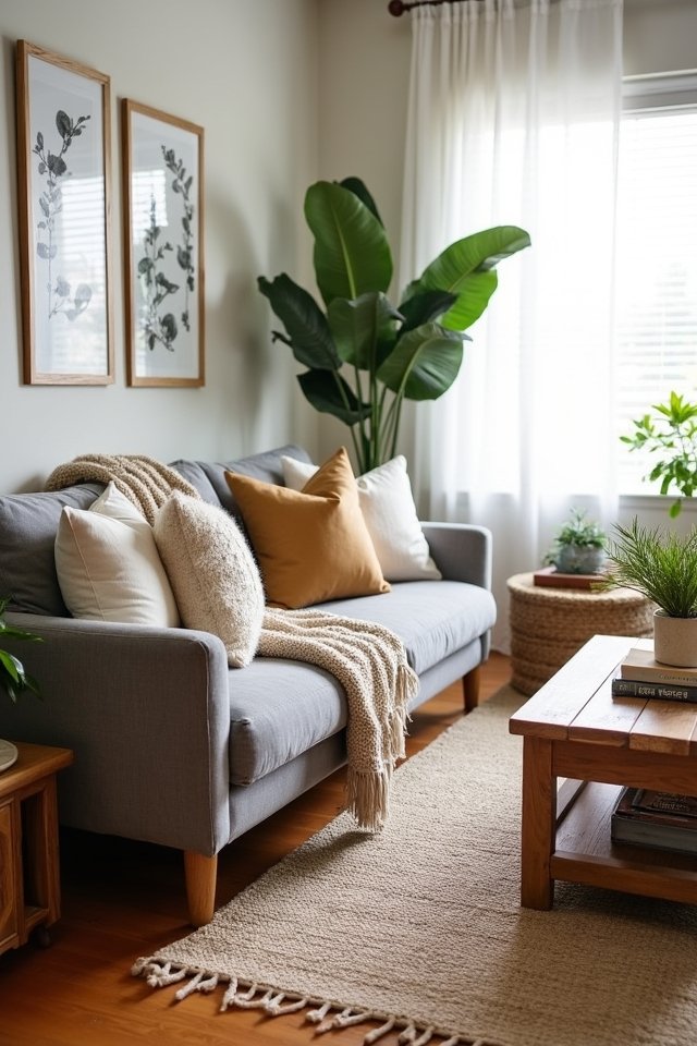 cozy living room textures
