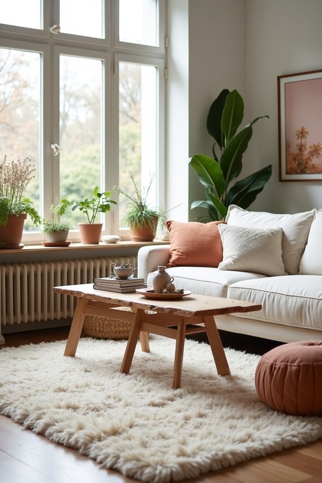 cozy living room transformation