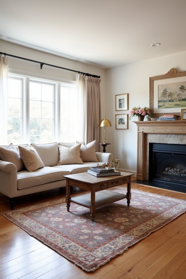 cozy living room transformation