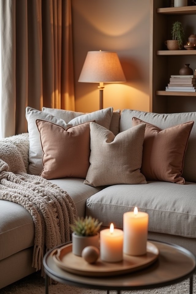 cozy living room transformations