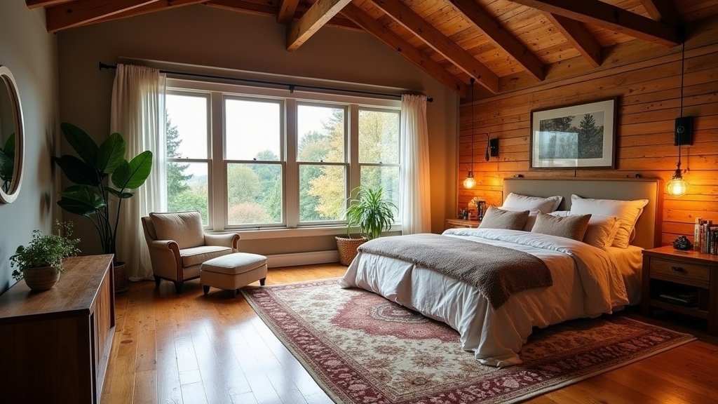 cozy loft bedroom transformation