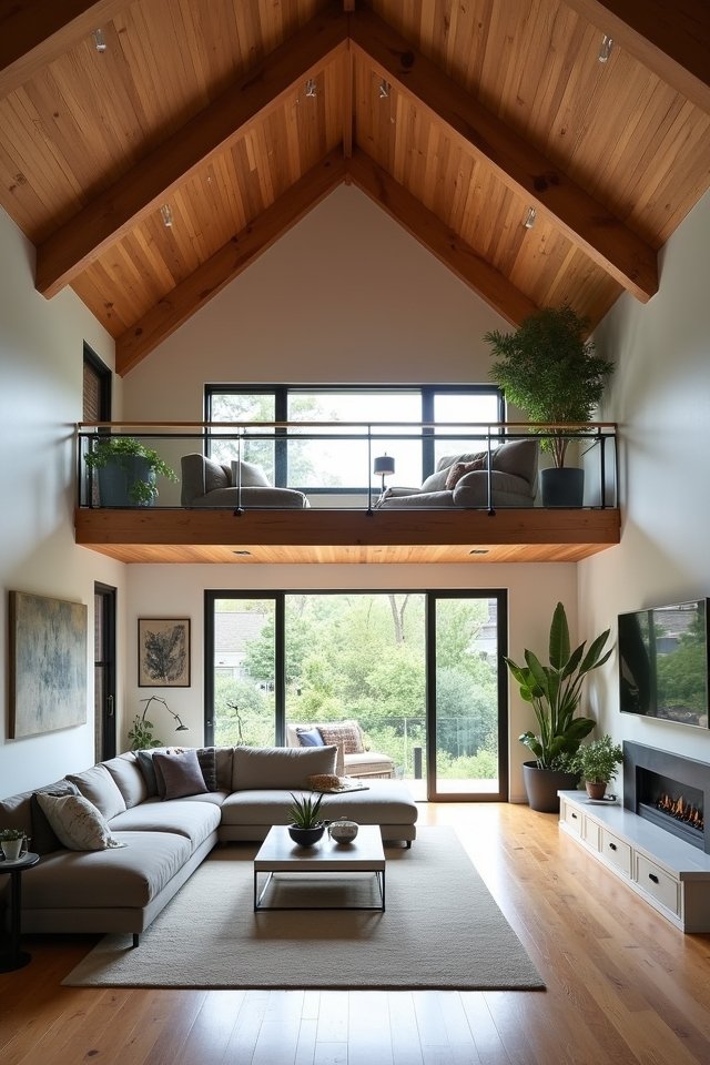 cozy loft for multifunctional space