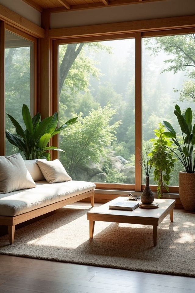 cozy low profile seating