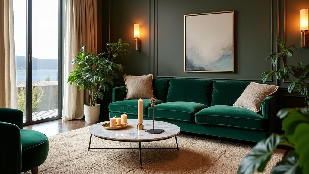 cozy luxurious living room