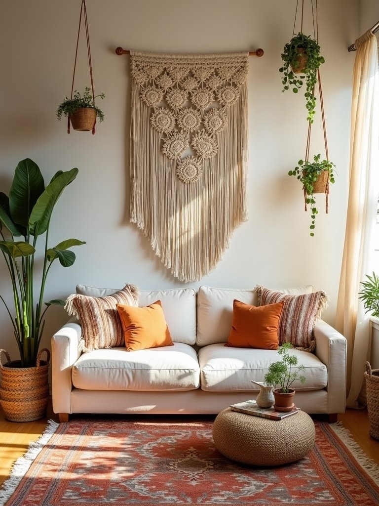 cozy macram and textiles