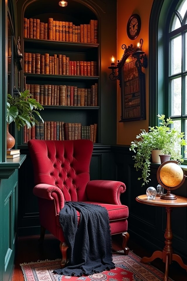 cozy magical reading nook