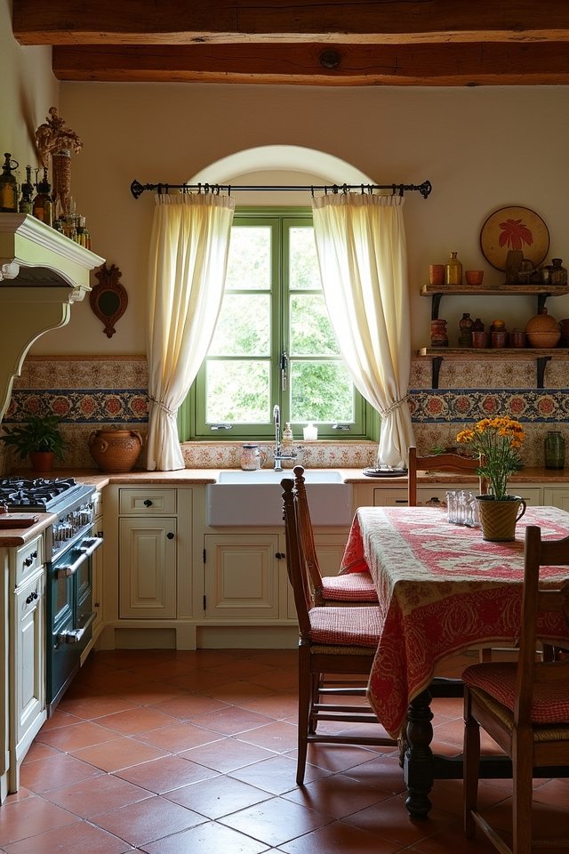 cozy mediterranean kitchen decor