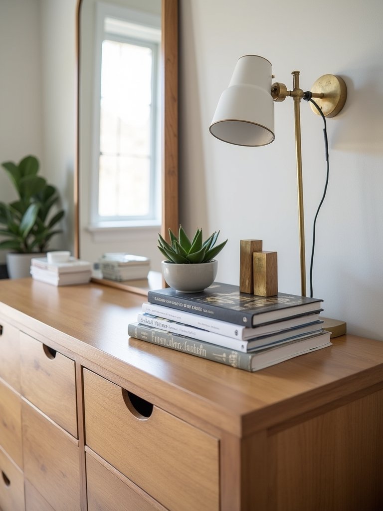 cozy mini library nook