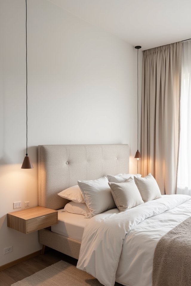 cozy minimalist bedroom design