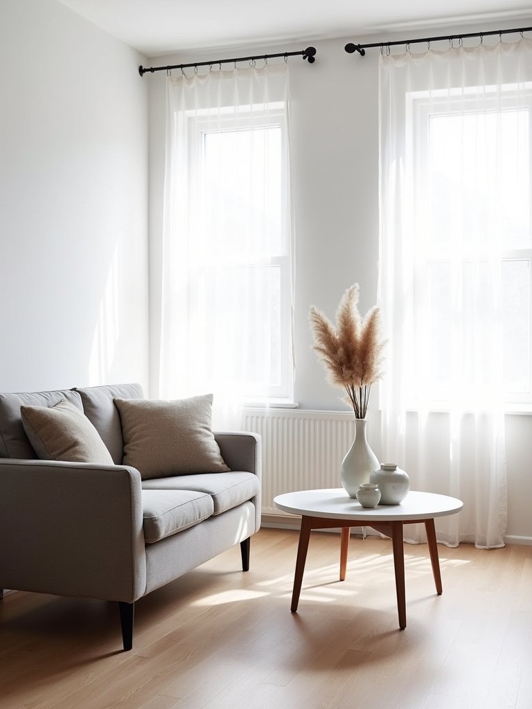 cozy minimalist scandinavian living